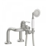 Mitigeur bain d?étagère douchette À main anticalcaire avec flexible double agrafage acier - tres 24219401ac ... Mitigeur bain d?étagère douchette À main anticalcaire avec flexible double agrafage acier - tres 24219401ac ...