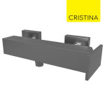 Mitigeur douche mural mtal bross tabula - cristina ondyna ta40177