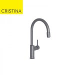 Mitigeur pour vier de cuisine arateur amovible mtal bross - cristina ondyna kt50977
