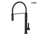 Mitigeur vier noir mat avec bec extractible exclusive - tres 20548702nm