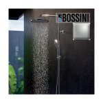 Mitigeur kit colonne de douche murale nickel satin apice - bossini l10506094