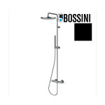 Mitigeur kit colonne de douche murale noir mat thermostatique apice - bossini l10507073