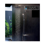 Mitigeur kit colonne de douche murale thermostatic noir mat apice - bossini l10505073