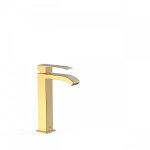 Mitigeur lavabo avec bec cascade. remarque: la robinetterie  bec cascade est fo - tres 00661001or