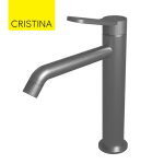 Mitigeur lavabo mi - haut avec vidage up&down; mtal bross east side - cristina ondyna es22777