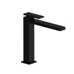 Mitigeur lavabo tabula mi - haut avec vidage up & down black mat robinetterie tabula - cristina ondyna ...