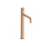 Mitigeur lavabo triverde haut or rose brosse + vidage up&down; pvd robinetterie triverde - cristina ondyna ...