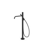 Mitigeur sur pied pour baignoire et douche1 colonne verticale noir mat - tres 26247006nm