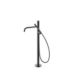 Mitigeur sur pied pour baignoire et douche1 colonne verticale noir mtallis - tres 26247006km