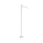 Mitigeur sur pied pour lavabo1 colonne verticale d?alimentation blanc mat - tres 26285305bm