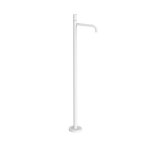Mitigeur sur pied pour lavabo1 colonne verticale d?alimentation blanc mat - tres 26285306bm