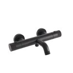 Mitigeur thermostatique bain douche chrom noir bross east side - cristina ondyna es15775