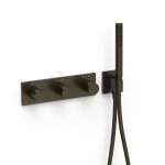 Mitigeur thermostatique douche encastr  4 voies b?system noir bronze - tres 30735401kmb