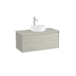Ona meuble 1 tiroir + plan 1000mm chne blanchi - roca a851726512