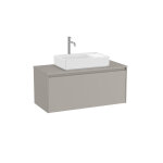Ona meuble 1 tiroir + plan 1000mm gris mat - roca a851726510