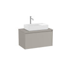Ona meuble 1 tiroir + plan 800mm gris mat - roca a851724510