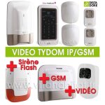 Pack alarme radio tyxal plus + sirne + pack tydom vido ip / gsm 2. 0 - delta dore - 6410176 + 6410173 ...
