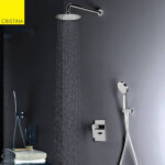 Pack douche mitigeur encastr chrom new day - cristina ondyna xnd6190