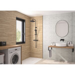 Panneau mural kinewal design 3mm 1500x2500 ciment - cercles - kinedo pm1009 Panneau mural kinewal design 3mm 1500x2500 ciment - cercles - kinedo pm1009