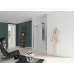 Paroi kinestyle pivotant niche 70 gauche - kinedo pa1780ctneg