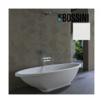 Partie externe mitigeur monocommande mural bain douche blanc mat apice - bossini z00557045