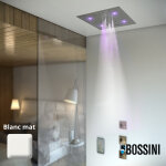 Plafond de douche 4 jets led rgb chromothérapie blanc mat dream - bossini h389080045 Plafond de douche 4 jets led rgb chromothérapie blanc mat dream - bossini h389080045