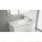 Plan vasque mam 1200 coquette  gauche solid surface 1210 x 12 x 510 mm - salgar 87595
