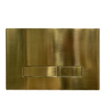 Plaque pour wc suspendu or brosse - cristina ondyna ac10096p Plaque pour wc suspendu or brosse - cristina ondyna ac10096p