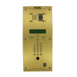 Platine alu champagne découpe droite couleur champagne + 1250iv inclus - comelit pic5 / champ Platine alu champagne découpe droite couleur champagne + 1250iv inclus - comelit pic5 / champ