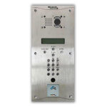 Platine inox mh découpe droite + lecteur plat + 1250iv inclus - comelit pic5 / lp Platine inox mh découpe droite + lecteur plat + 1250iv inclus - comelit pic5 / lp