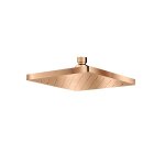 Pomme douche carree 180 * 180 or rose brosse pvd robinetterie hydrotherapie - cristina ondyna pd01634p ...