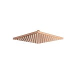 Pomme de douche carree 30x30 laiton or rose brosse robinetterie italy - cristina ondyna pd55734p Pomme de douche carree 30x30 laiton or rose brosse robinetterie italy - cristina ondyna pd55734p