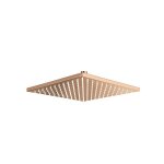 Pomme de douche carree 30x30 laiton or rose robinetterie italy - cristina ondyna pd55746p