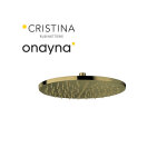 Pomme de douche ronde diametre 30 laiton vieux bronze mat - cristina ondyna pd55893