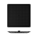 Pomme de douche sandwich plafond carre blackmat - cristina ondyna pd36313