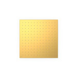 Pommeau de douche encastr au plafond or mat 24k - tres 13495101om
