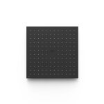 Pommeau de douche encastr au plafondavec 2 types de jet noir mat - tres 13495102nm