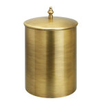 Poubelle avec couvercle diam. 21 haut. 25 bronze mat - cristina ondyna sh99493
