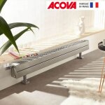 Radiateur chauffage central acova fassane pack plinthe double À ailettes 1664w clxd - 029 - 160 Radiateur chauffage central acova fassane pack plinthe double À ailettes 1664w clxd - 029 - 160