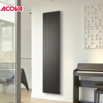 Radiateur chauffage central planea vertical simple  ailettes 2730w - acova plhl - 200 - 105