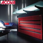Radiateur eau chaude acova striane horizontal 1582w - vt - 072 - 140