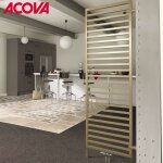 Radiateur eau chaude vertical acova kadrane inox 634w - kai - 184 - 050