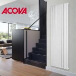Radiateur lectrique acova - fassane premium vertical 1000w (hauteur 180) - inertie fluide - thxp100 ...