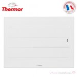 Radiateur lectrique aluminium thermor ovation 3 blanc 1500w horizontal 480251