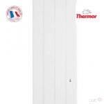 Radiateur lectrique aluminium thermor ovation 3 blanc 1500w vertical 430251