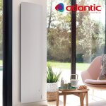 Radiateur lectrique atlantic divali vertical 1500w pilotage intelligent connect lumineux - 507617