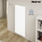 Radiateur fonte noirot axoo 1000w vertical blanc connect nen3083seec