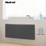 Radiateur fonte noirot axoo 1500w bas gris anthracite connecté nen3095sehs Radiateur fonte noirot axoo 1500w bas gris anthracite connecté nen3095sehs