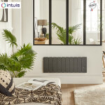 Radiateur fonte noirot beladoo nativ 1500w bas anthracite connecté intuis m153325 Radiateur fonte noirot beladoo nativ 1500w bas anthracite connecté intuis m153325
