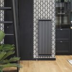 Radiateur fonte noirot calidoo 2000w vertical gris anthracite connect nen3027sehs